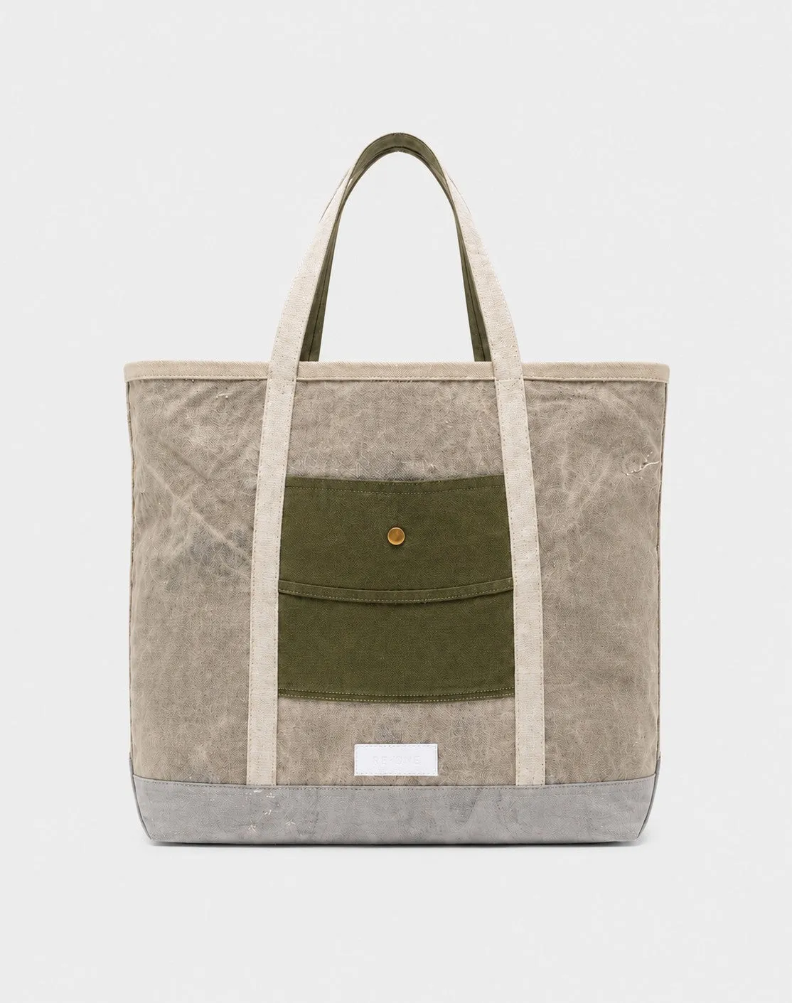 Upcycled Field Tote 03 - Pebble sold by Re/Done