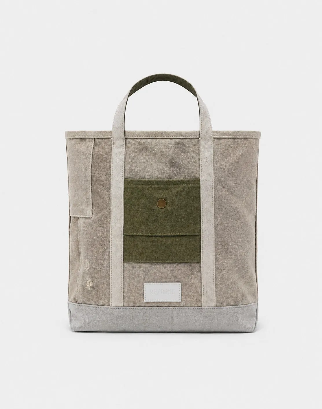 Upcycled Field Tote 02 - Pebble sold by Re/Done