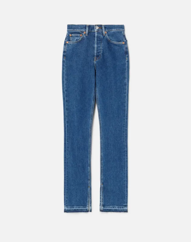 Comfort Stretch High Rise Skinny Boot - Western Rinse made by Re/Done