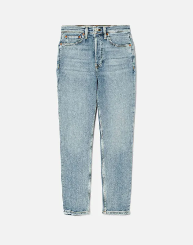Comfort Stretch High Rise Ankle Crop - Mid 90s Size 25 made by Re/Done