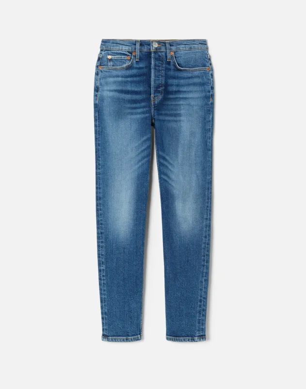Comfort Stretch High Rise Ankle Crop - Jetty made by Re/Done