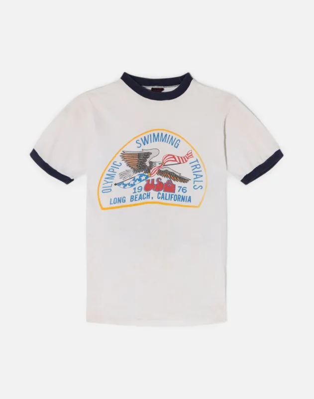 Vintage 70s Olympic Swimming Tee - #1716 made by Re/Done