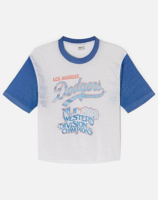 Vintage 80s Dodgers Tee - #1715 made by Re/Done