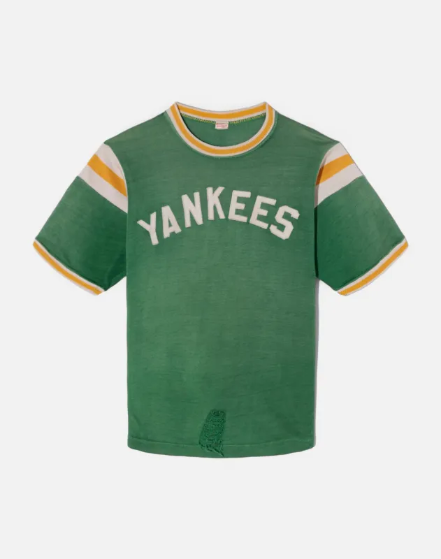 Vintage 60s Rayon Yankees Tee - #1708 made by Re/Done