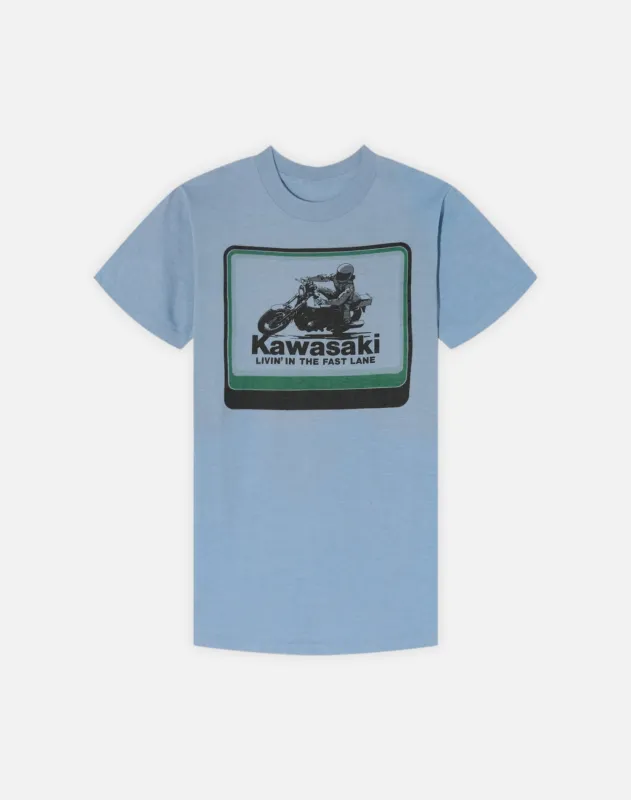 Vintage 80s Kawasaki Tee - #1701 made by Re/Done