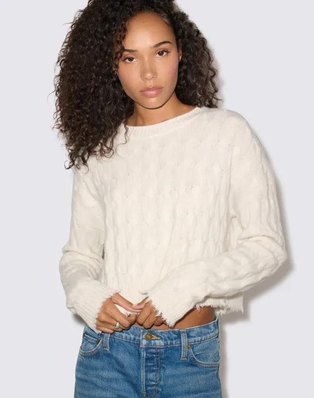 Row Cashmere Pullover - Moon made by Re/Done