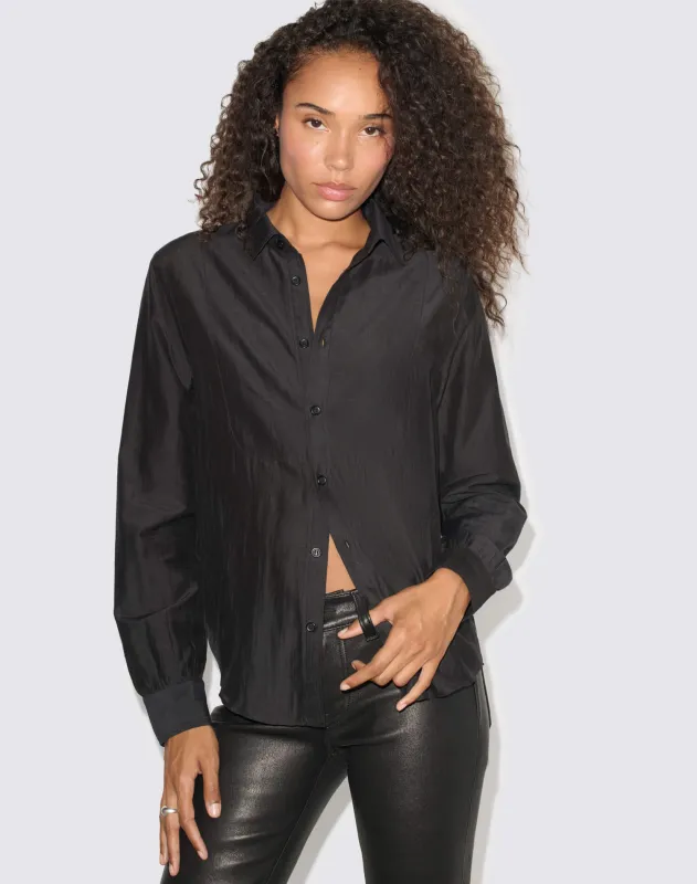 Dillon Shirt - Black made by Re/Done