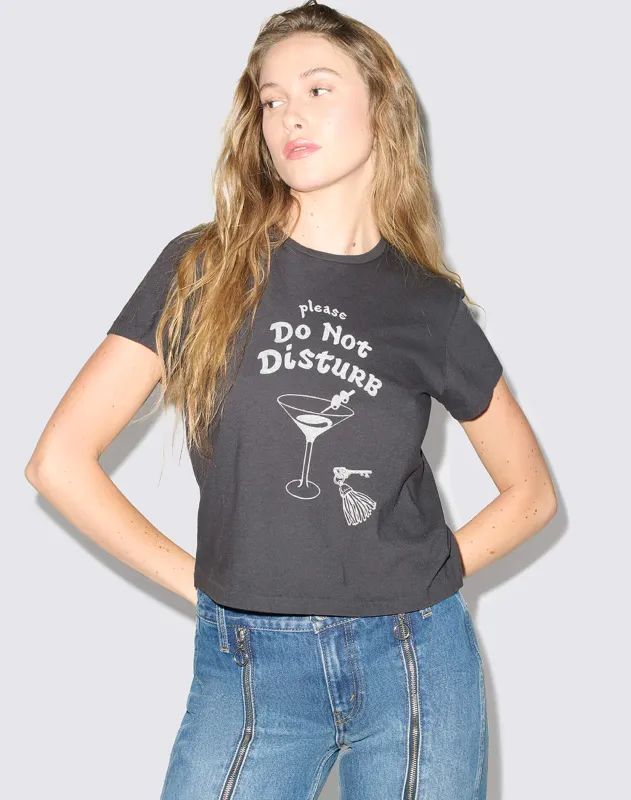 50s Boxy Tee DND - Washed Black made by Re/Done