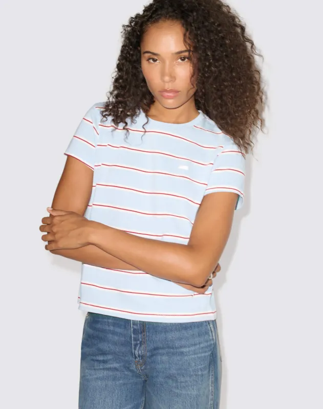 Classic Tee - Blue Stripe made by Re/Done