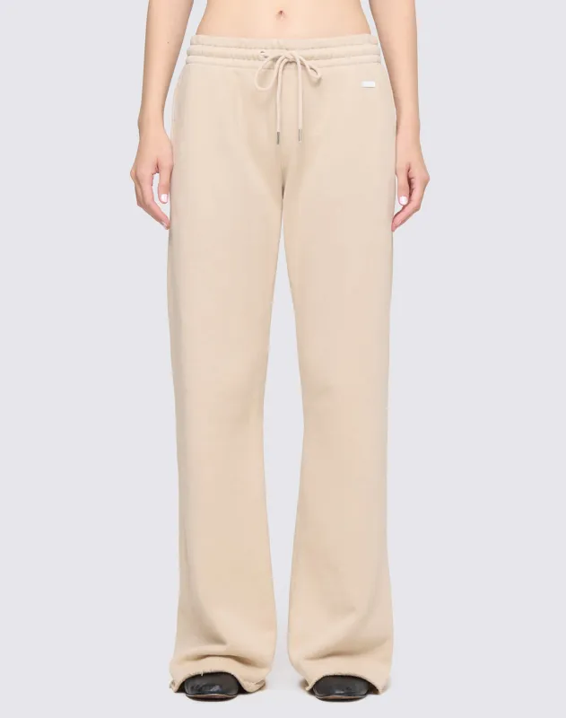 Hanes Flare Sweatpant - Khaki made by Hanes