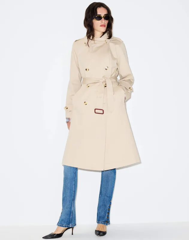 Cara Trench - Khaki made by Re/Done