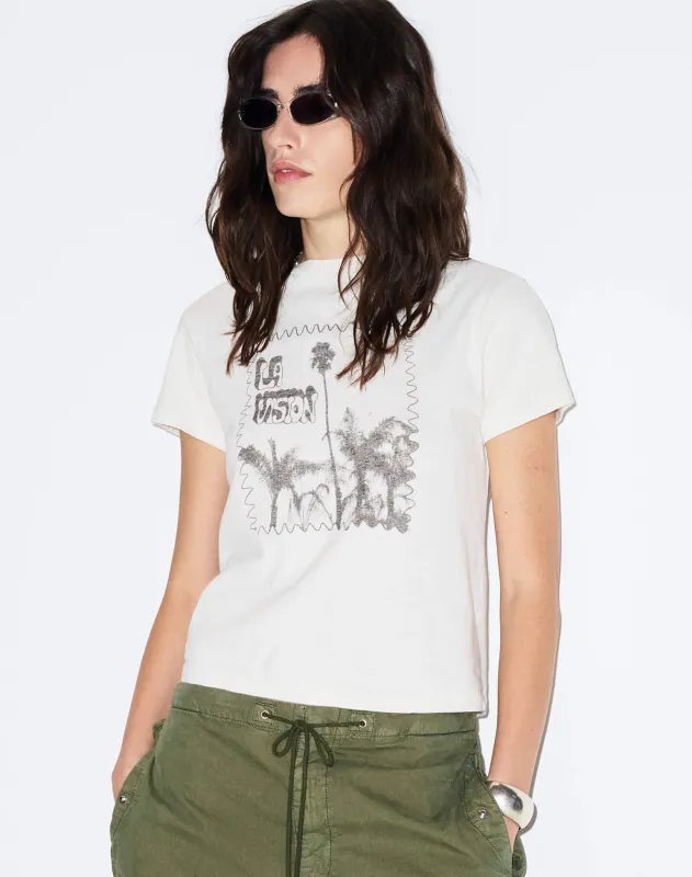 Classic Tee LA Vision - Vintage White made by Re/Done