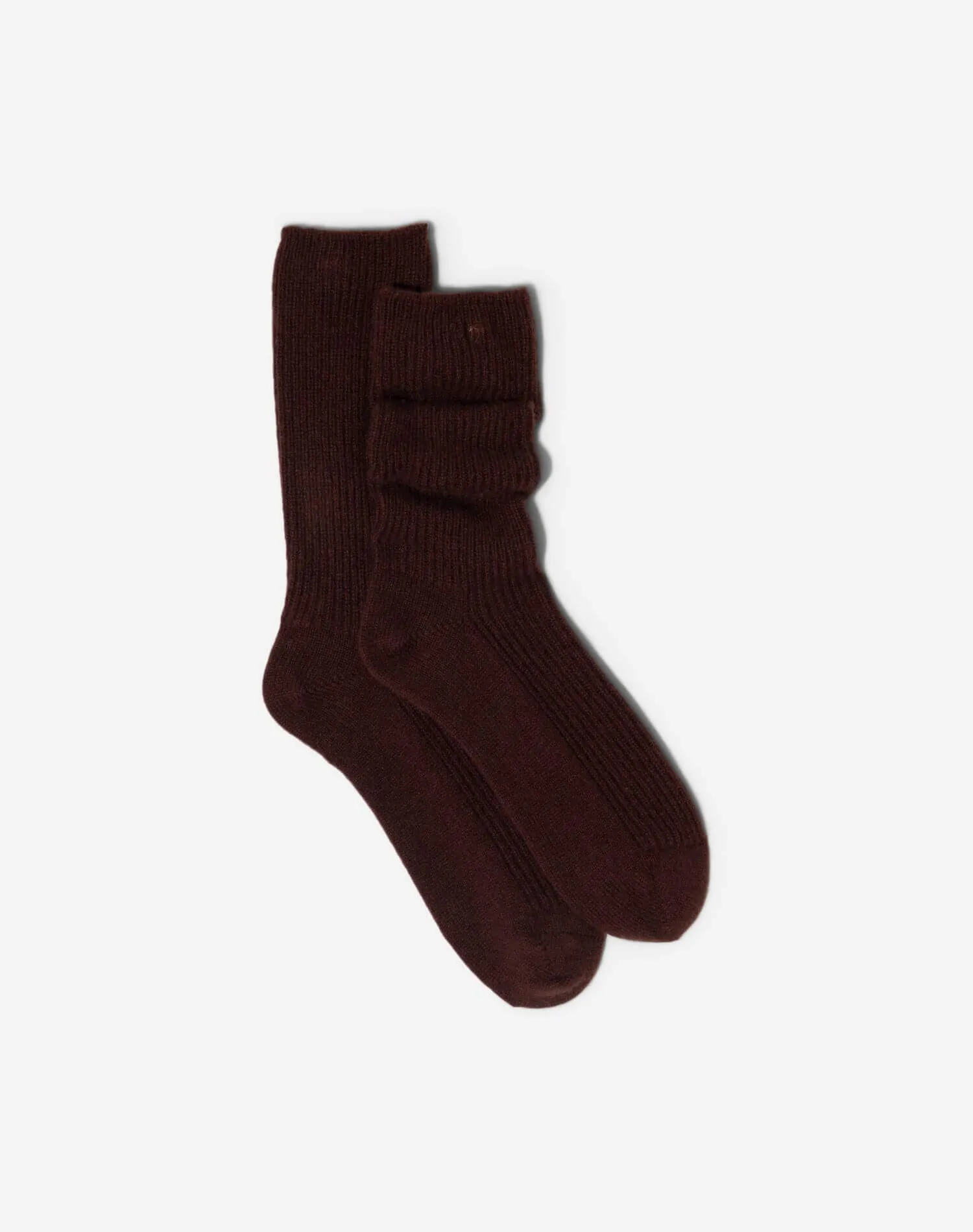 The Classic Cashmere Sock - Coffee Bean sold by Re/Done product image thumbnail 2