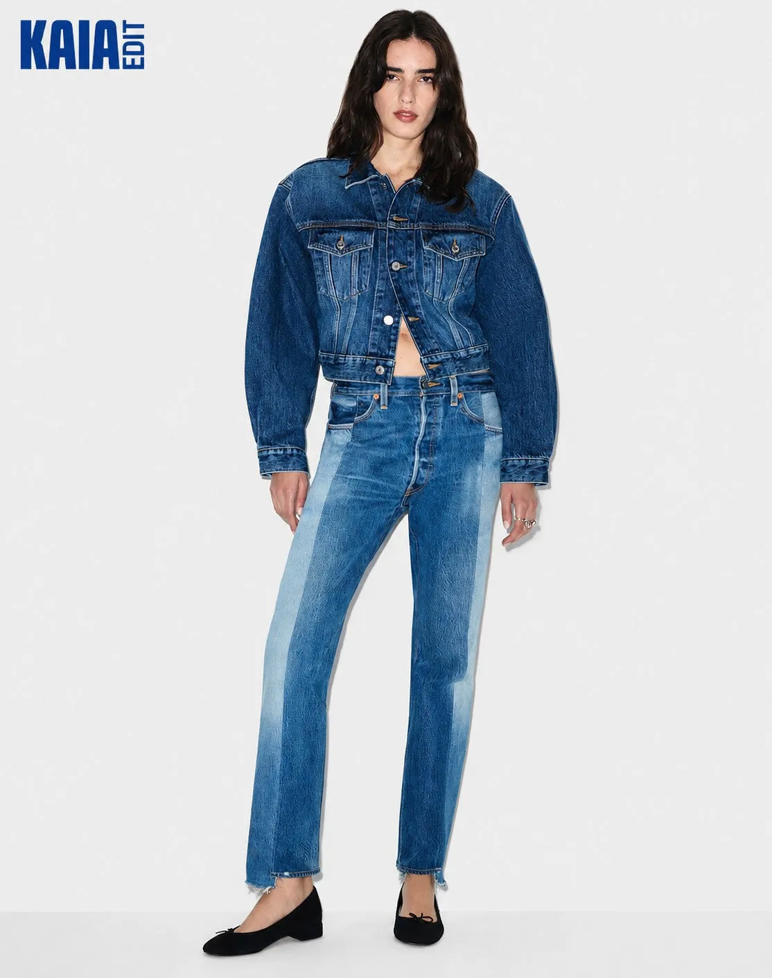 A Frame Jacket - Sonoma Indigo sold by Re/Done product image thumbnail 3