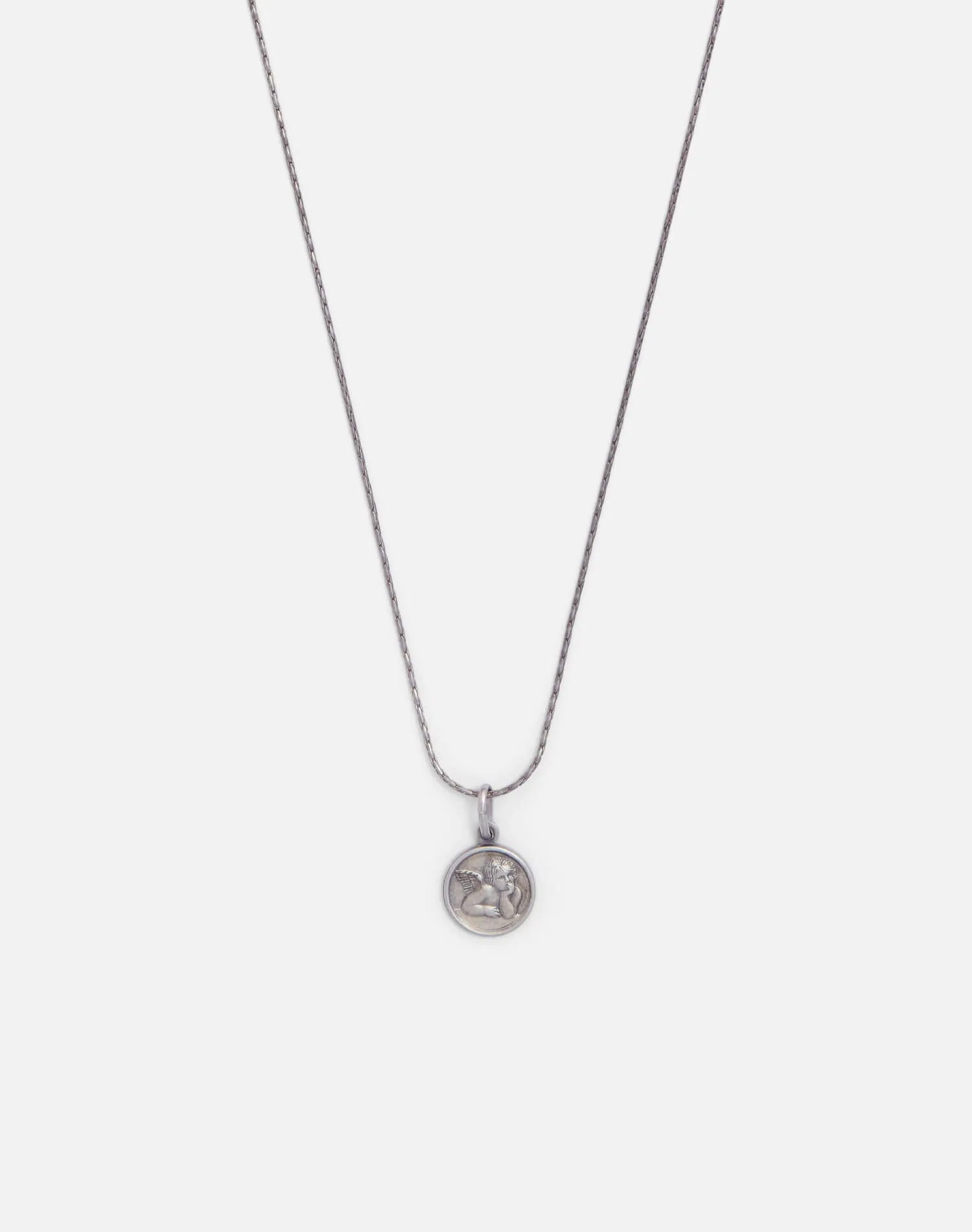 Vintage 90s Cupid Pendant Necklace -#1732 sold by Re/Done