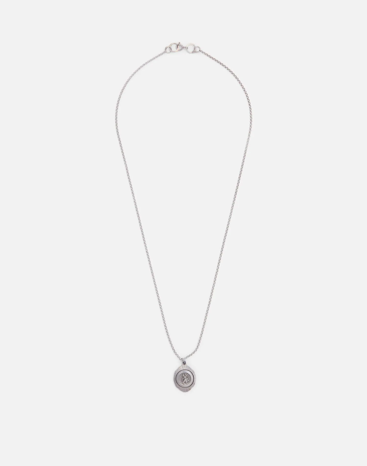Vintage Sterling St Christopher Necklace - #1684 sold by Re/Done product image thumbnail 2