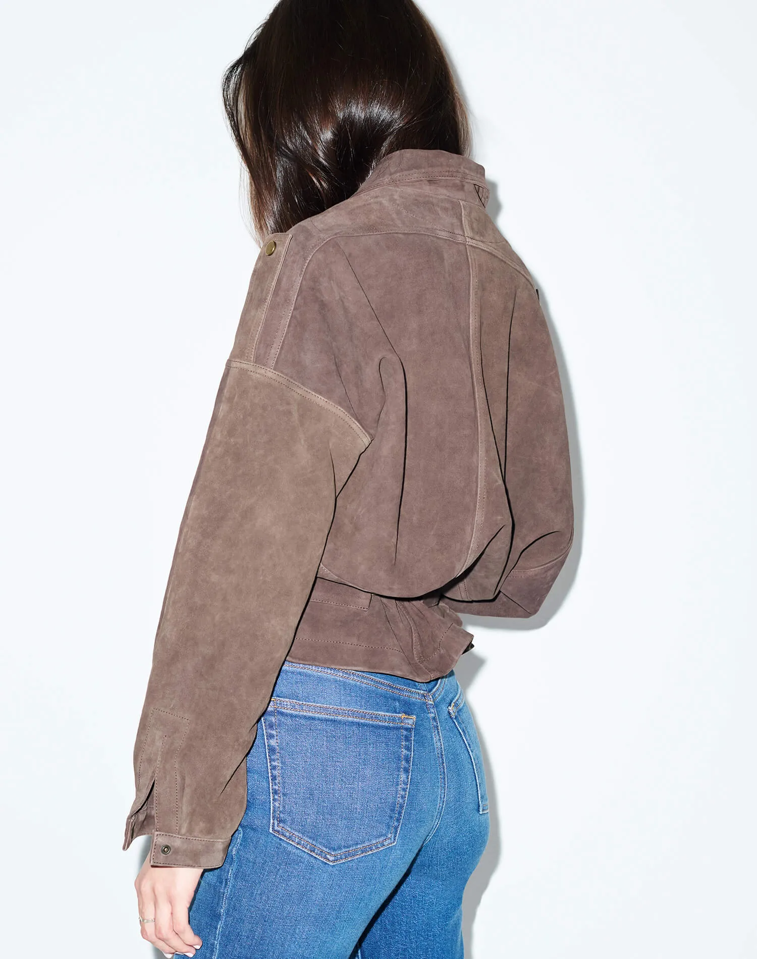 Debbie Jacket - Coffee Bean sold by Re/Done product image thumbnail 3