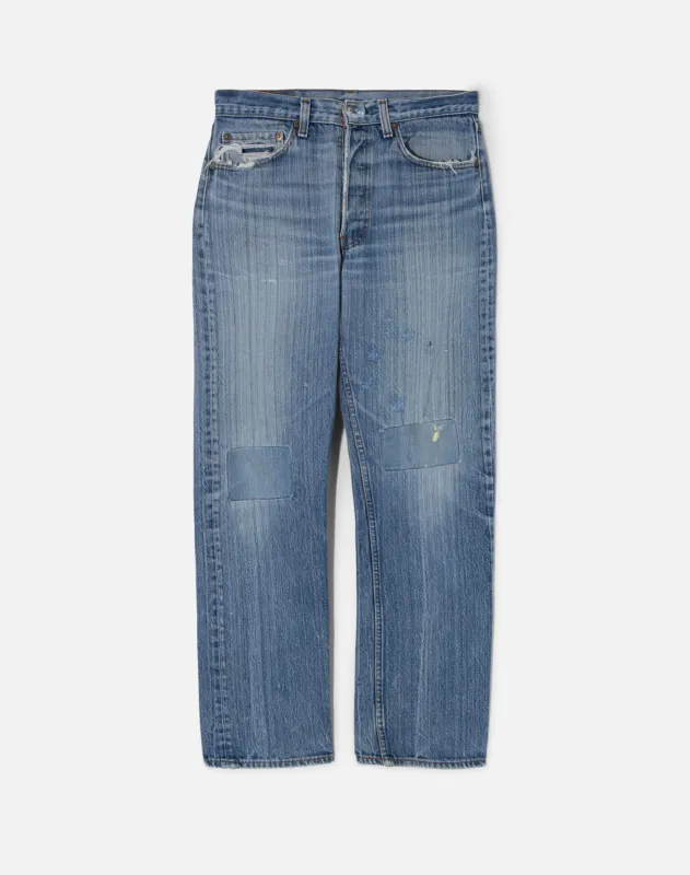 Vintage 90s Repaired Levi's 501 -#1760 made by Re/Done
