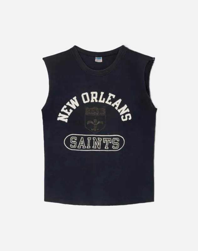 Vintage 70s Champion Saints Tee -#1836 made by Re/Done