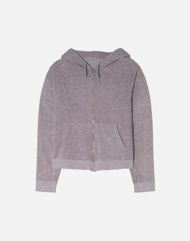 Vintage 80s Zip Hoodie -#1819 made by Re/Done