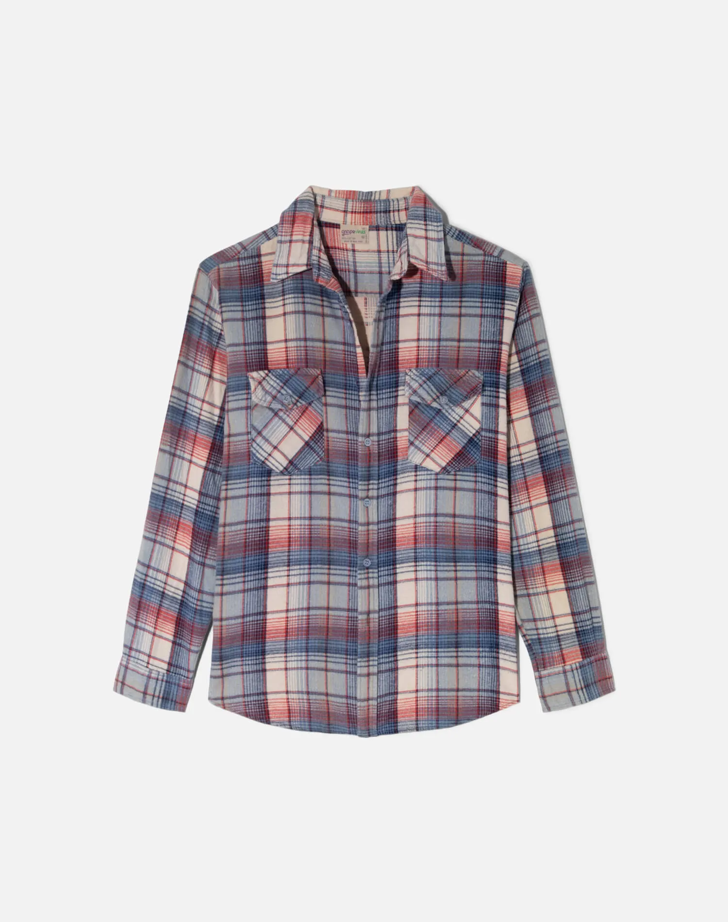 Vintage 80s Cotton Flannel Shirt -#1813 sold by Re/Done