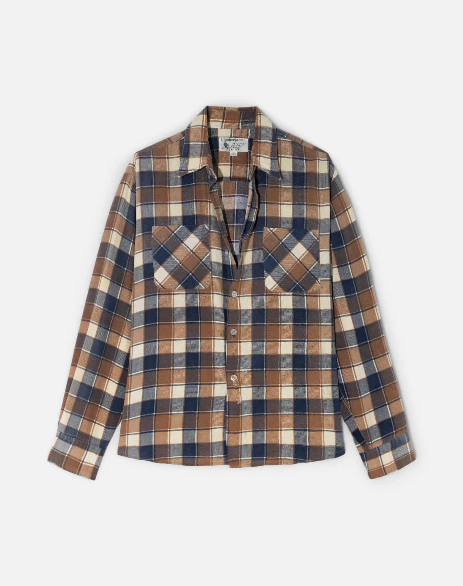Vintage 90s Cotton Flannel Shirt -#1811 sold by Re/Done