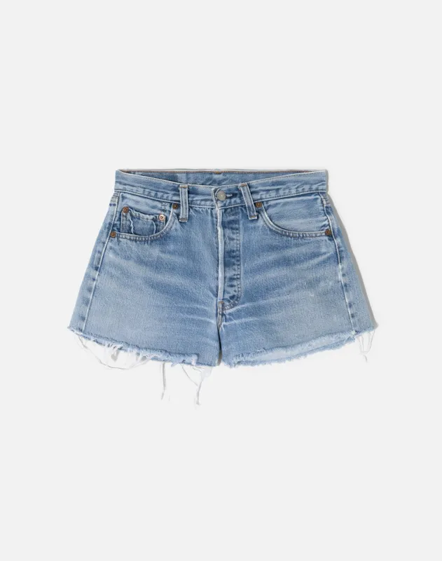 Vintage 80s Selvedge Levi's Short -#1756 made by Re/Done