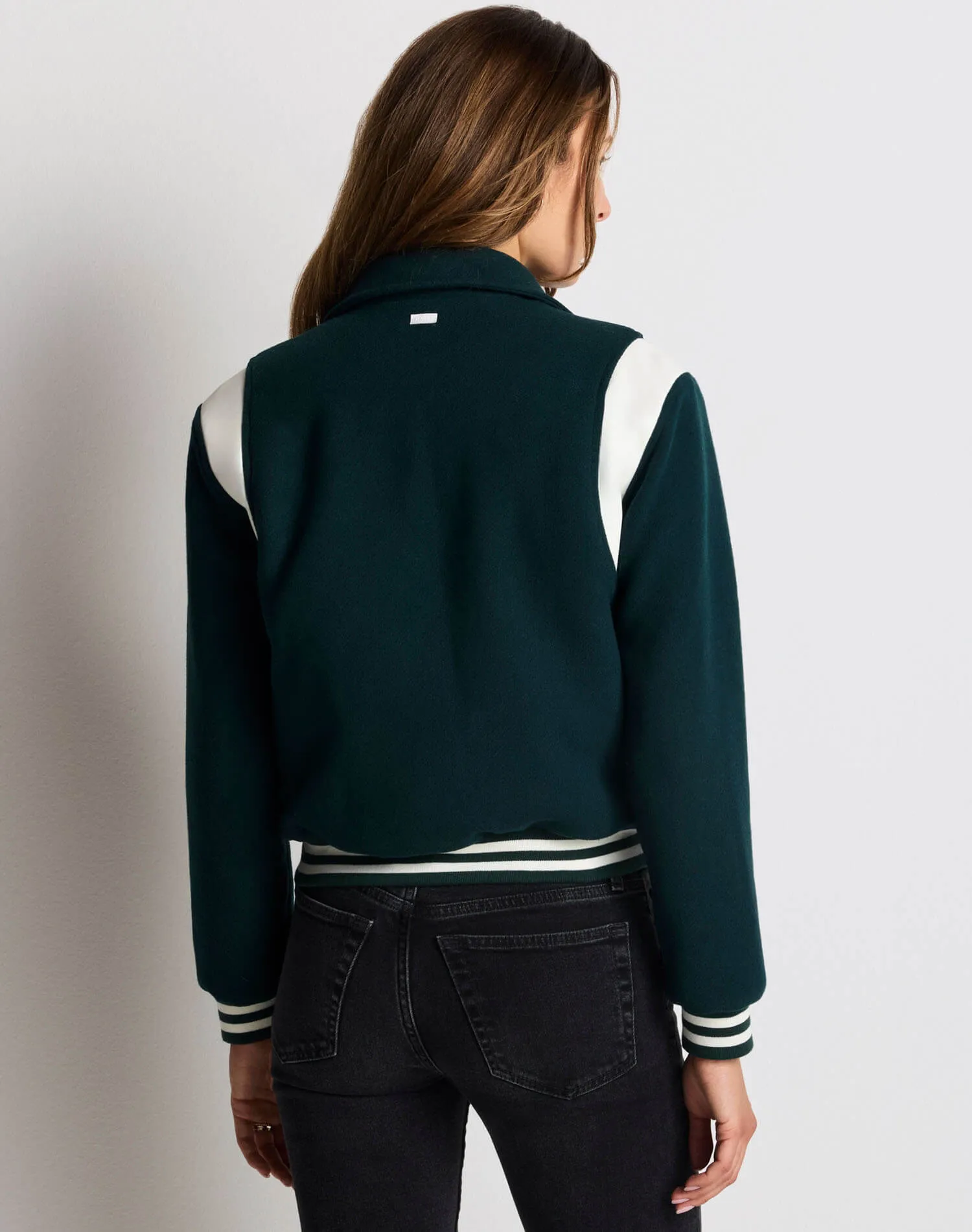 Varsity Jacket - Mallard sold by Re/Done product image thumbnail 2