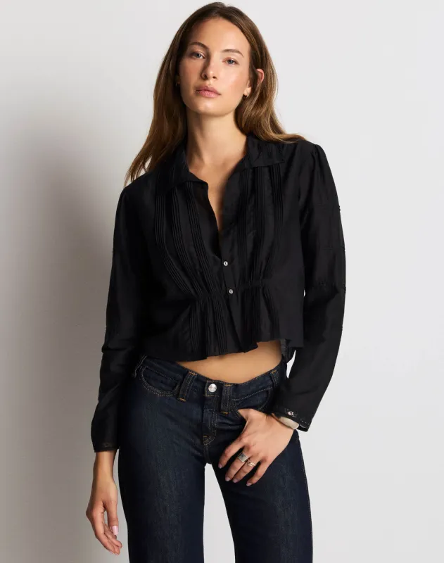 Addie Blouse - Black made by Re/Done