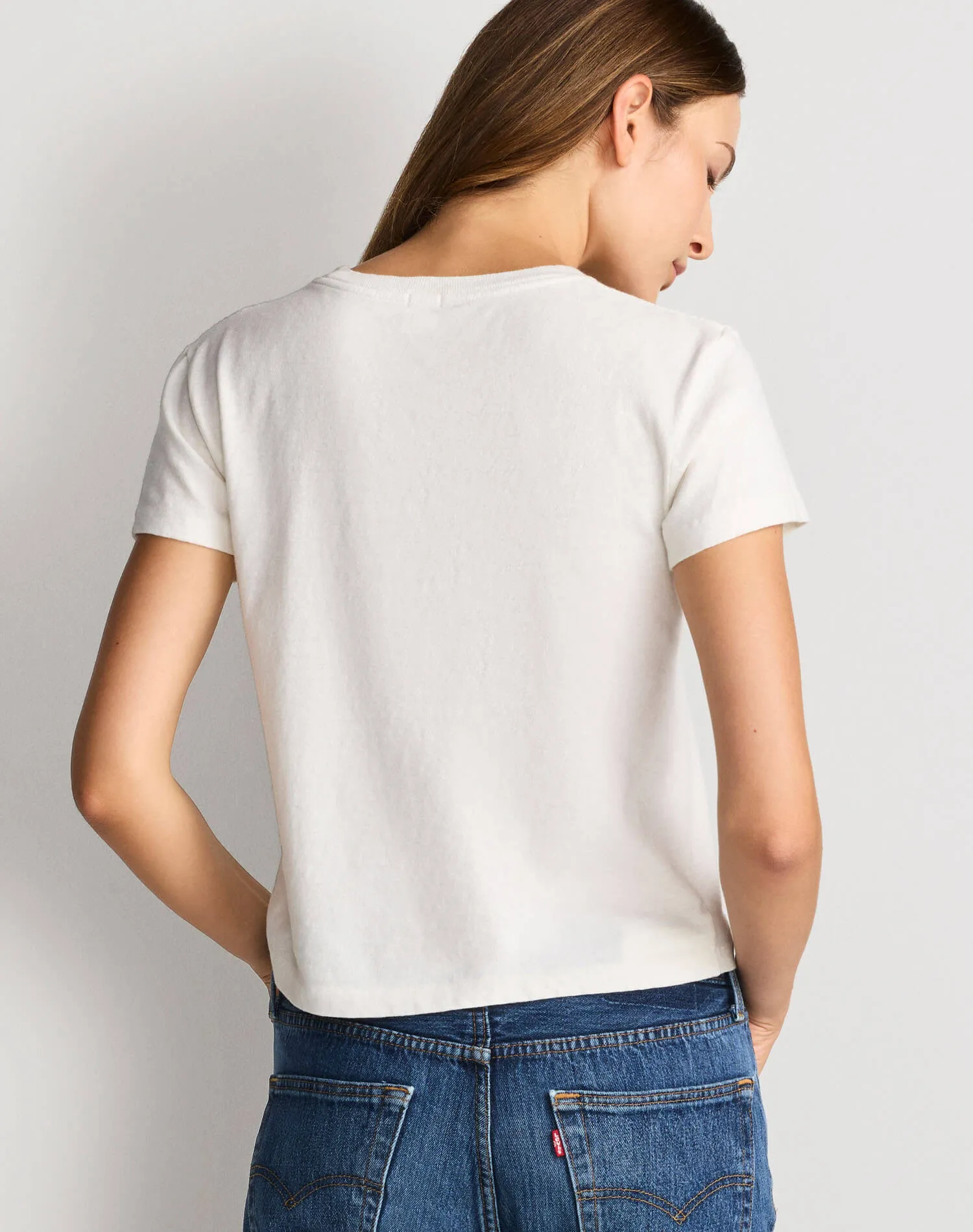 Classic Tee Janes Bar - Vintage White sold by Re/Done product image thumbnail 2
