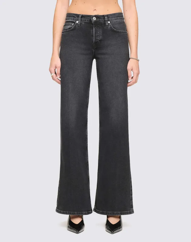 Comfort Stretch Laurel - Washed Noir made by Re/Done