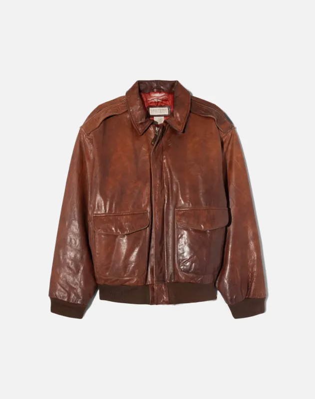 Vintage 80s Banana Republic Bomber Jacket -#2052 made by Re/Done