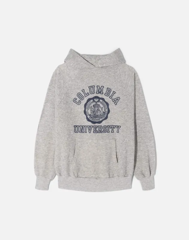 Vintage 80s Colombia University Hoodie -#2029 made by Re/Done