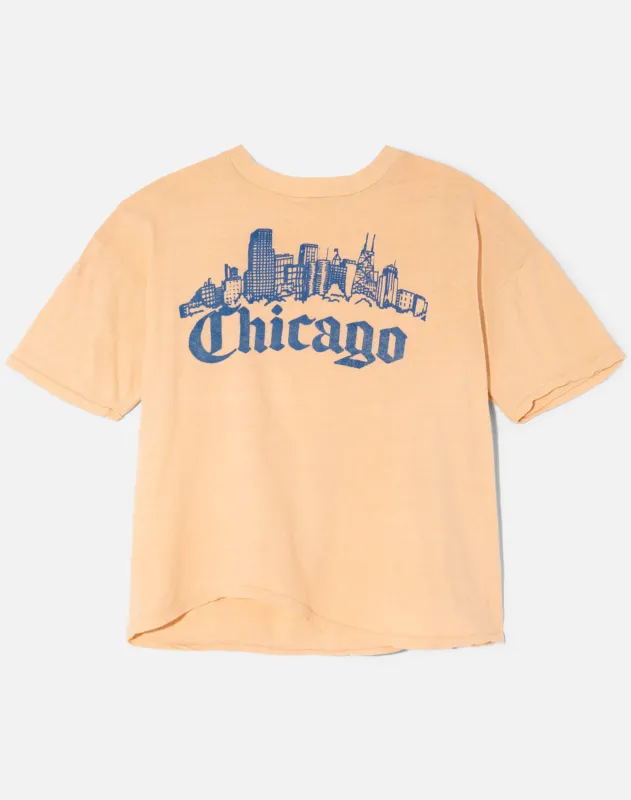 Vintage 80s Chicago Tee -#2023 made by Re/Done