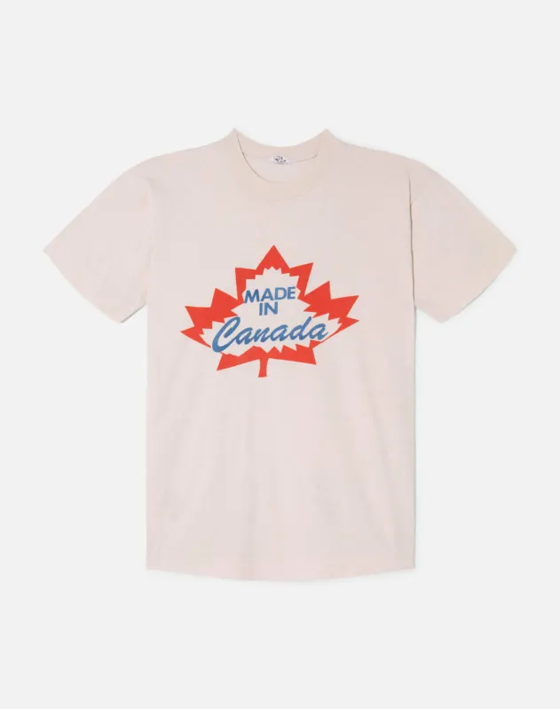 Vintage 80s Canada Tee -#2018 made by Re/Done