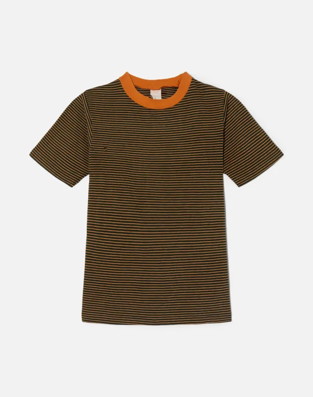 Vintage 80s Stripe Tee -#2016 made by Re/Done