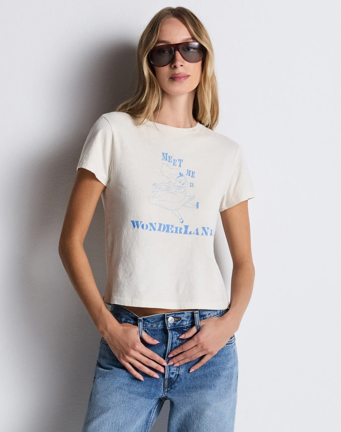 Classic Tee Wonderland - Vintage White sold by Re/Done
