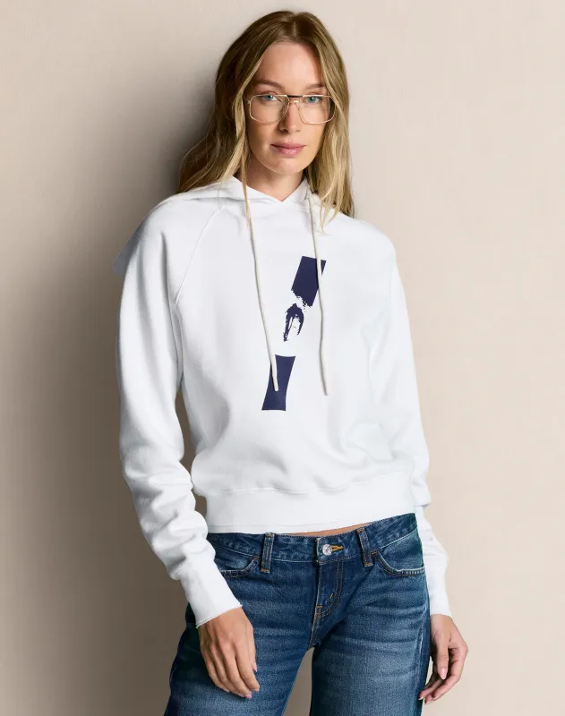 Suzuki Pullover Kaia Slash - Optic White made by Re/Done
