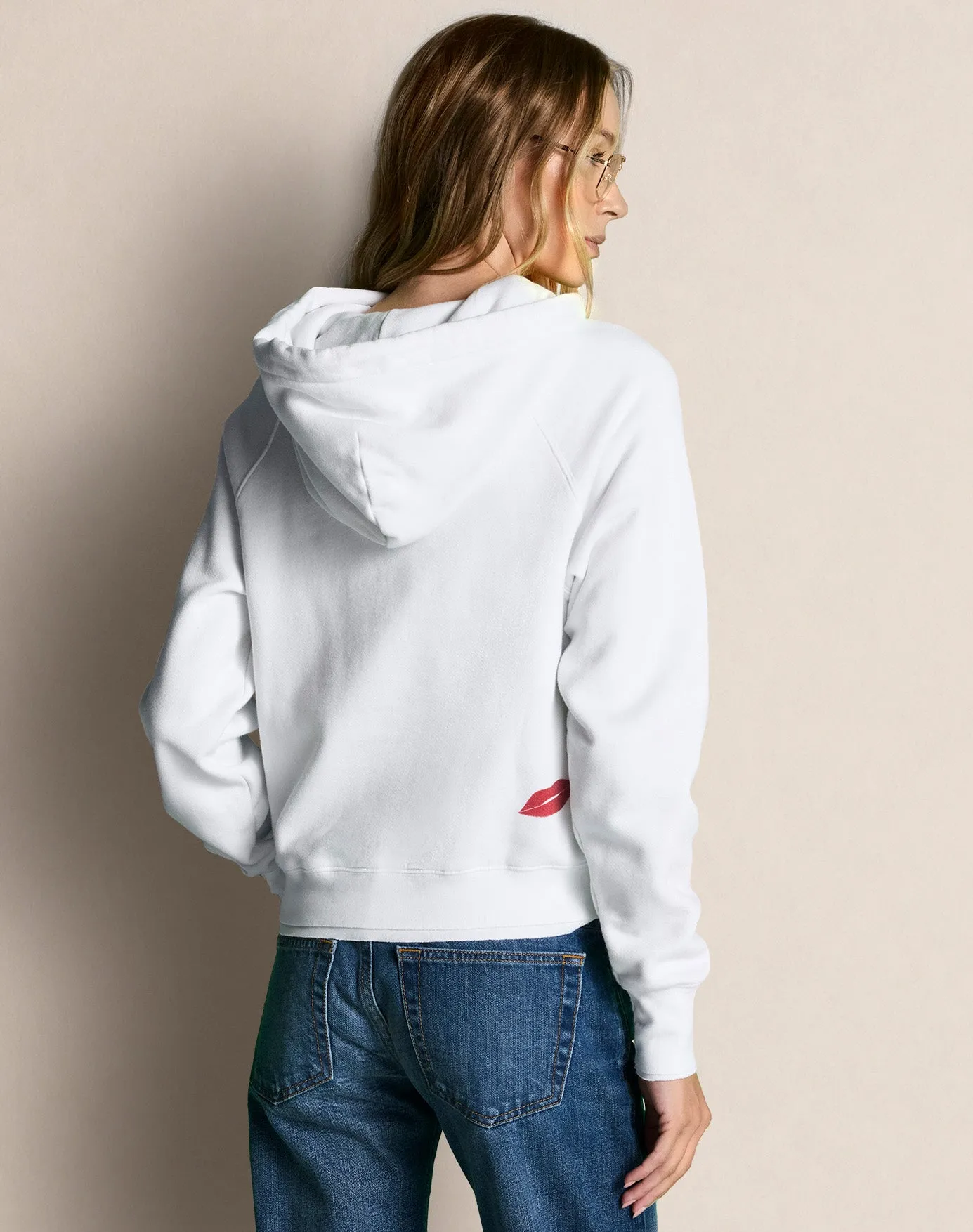 Suzuki Pullover Kaia Slash - Optic White sold by Re/Done product image thumbnail 3