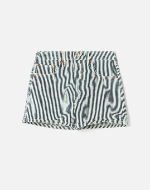 90s Low Slung Short - Hickory Stripe made by Re/Done