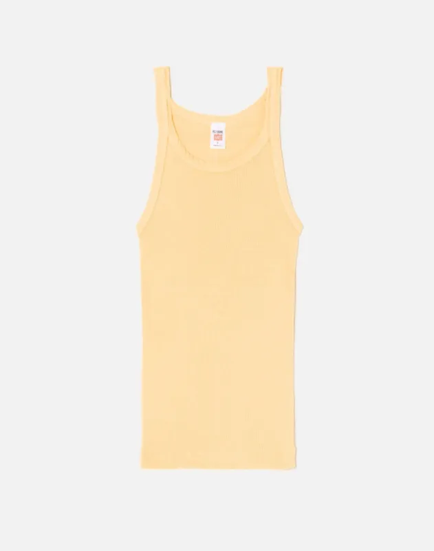 Ribbed Tank - Apricot sold by Re/Done