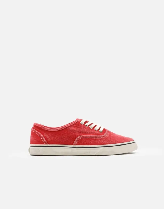 70s Low Top Skate - Faded Crimson made by Re/Done