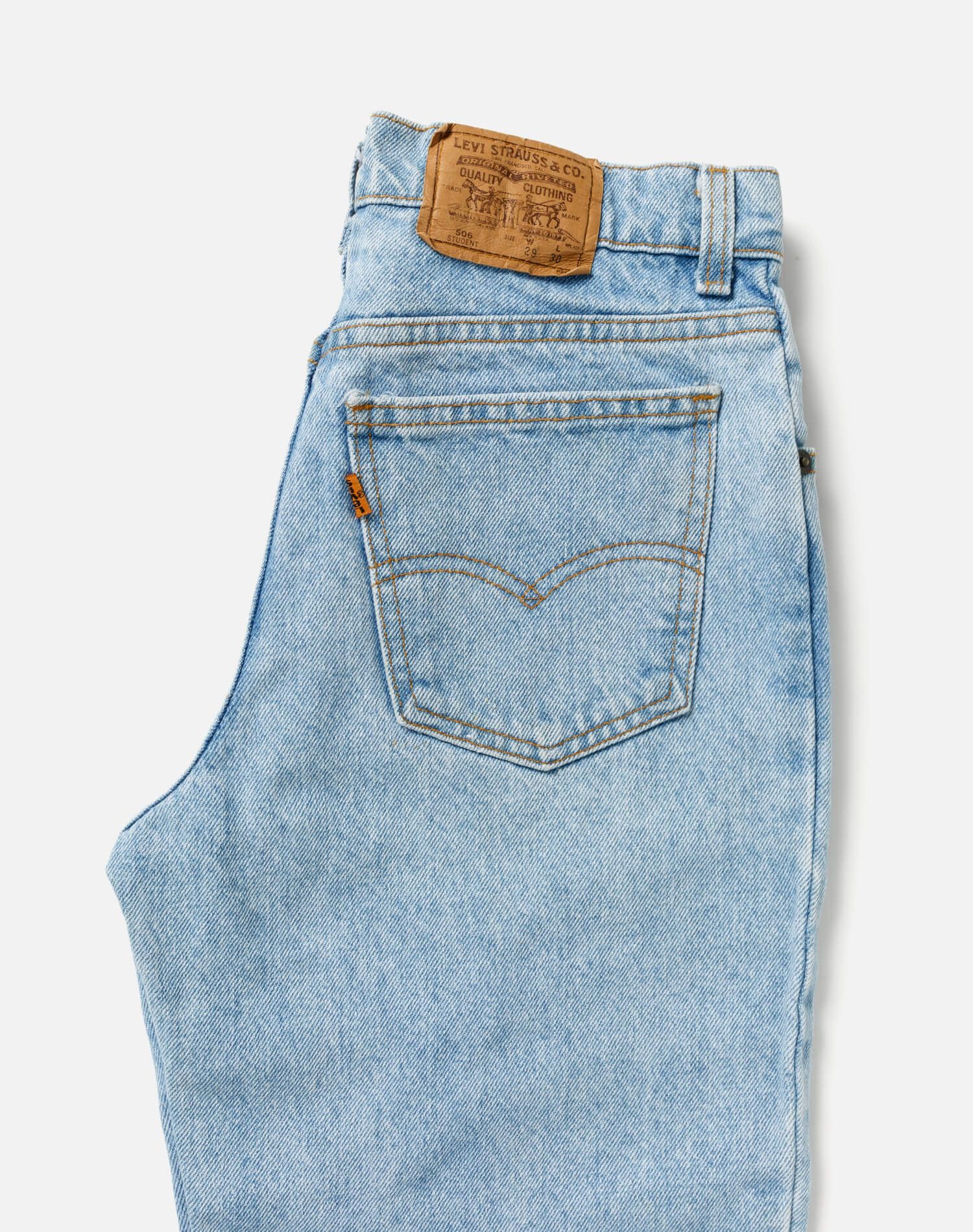 90s Student Fit Levi's 506 - #38 sold by Re/Done product image thumbnail 3