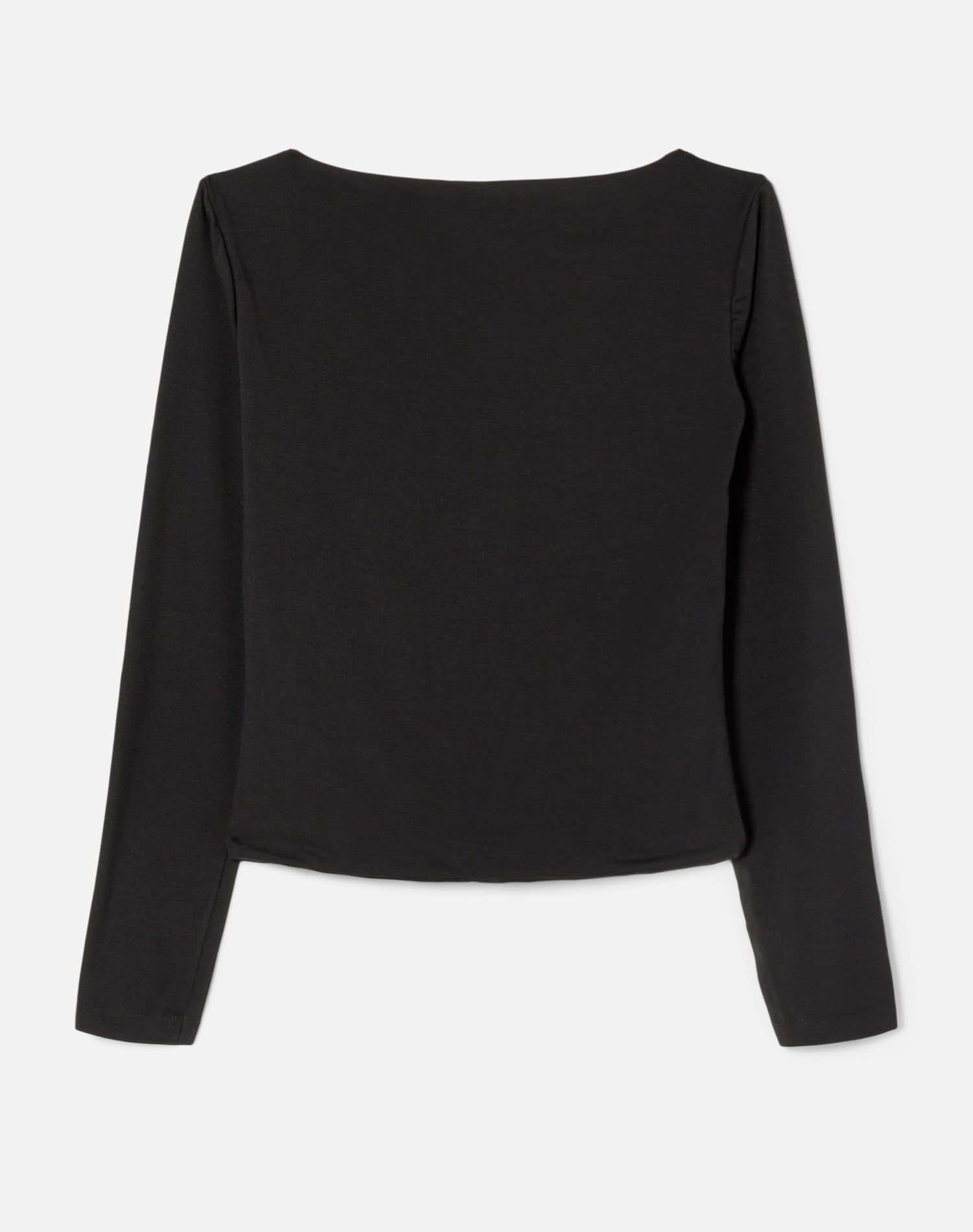 80s Square Neck Long Sleeve Tee - Black sold by Re/Done product image thumbnail 3