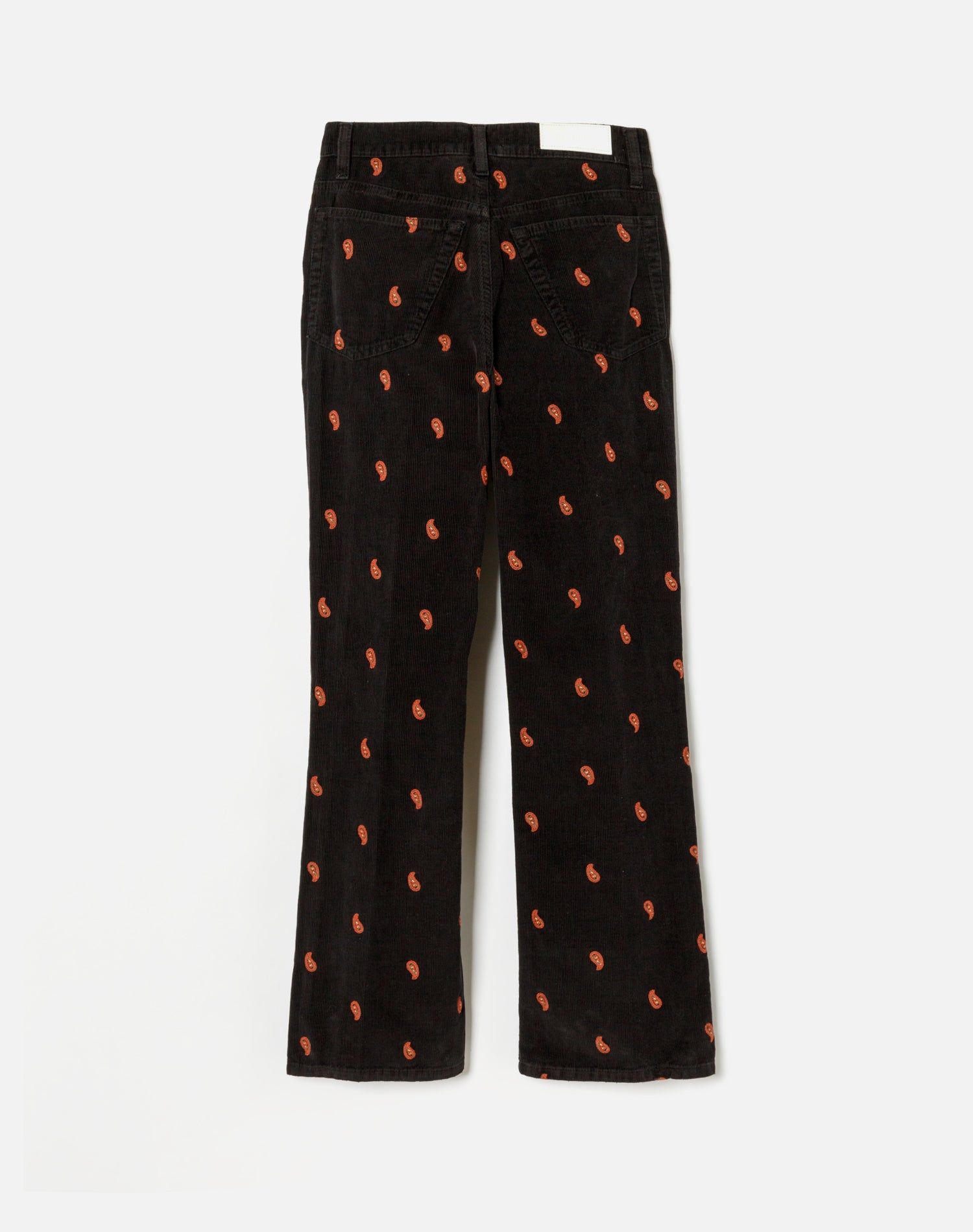 70s Corduroy Loose Flare - Washed Black with Embroidery sold by Re/Done product image thumbnail 2