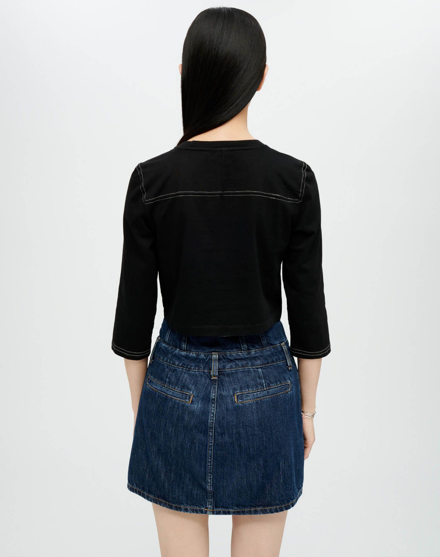 Corset Skirt - Indigo Flow sold by Re/Done product image thumbnail 4