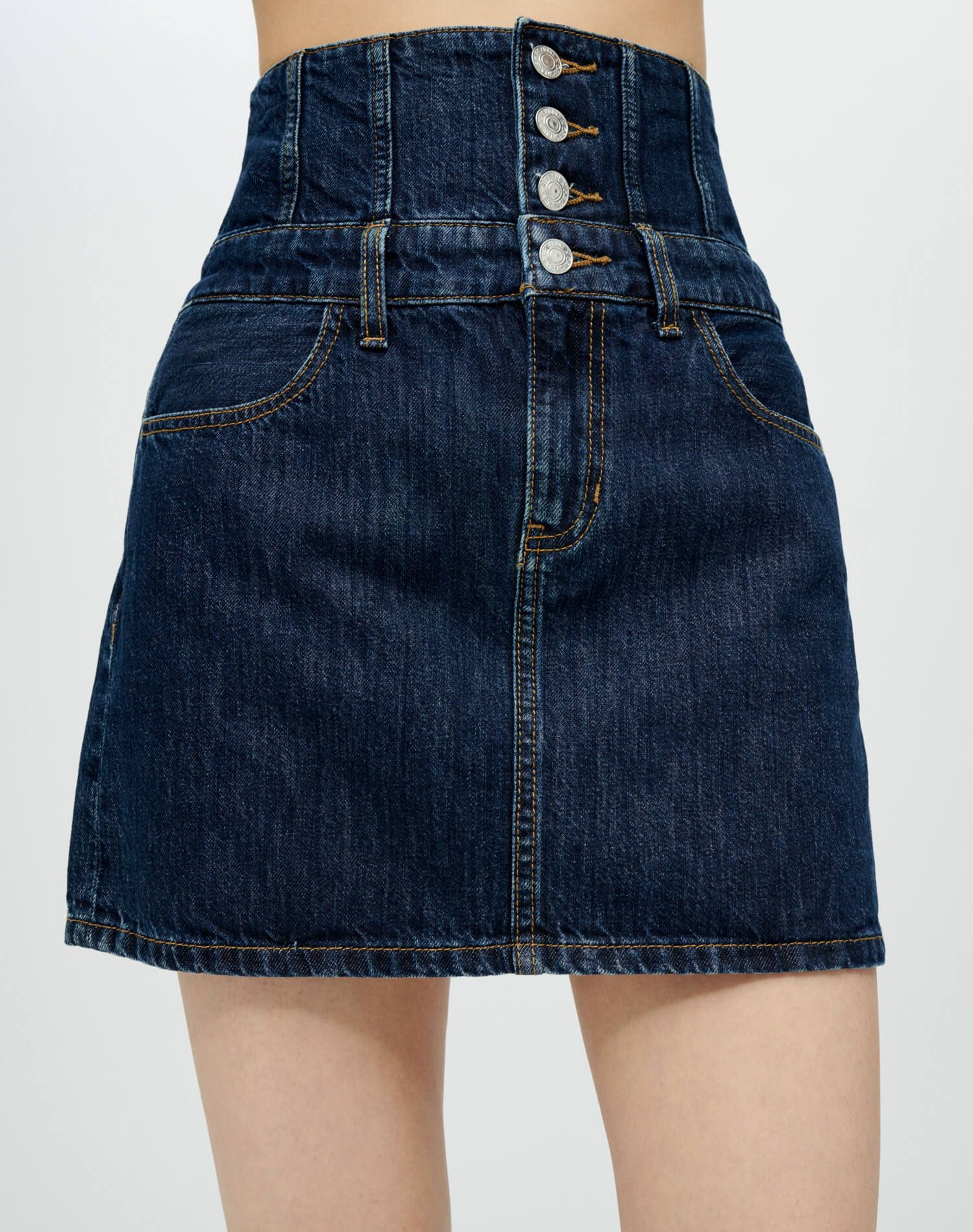 Corset Skirt - Indigo Flow sold by Re/Done product image thumbnail 3