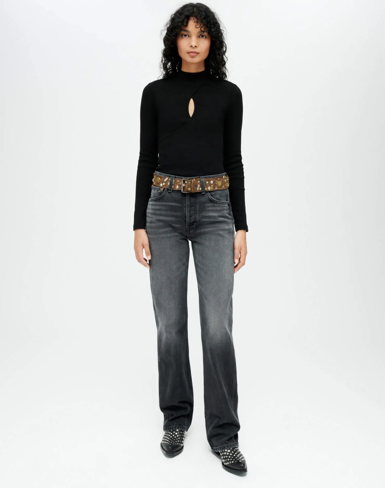 High Rise Loose - Active Black sold by Re/Done product image thumbnail 2