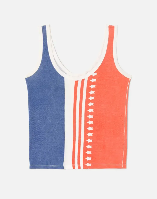 70s Stars And Stripes Tee sold by Re/Done