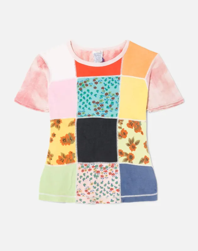 60s Mushroom Hippie Patchwork Tee sold by Re/Done